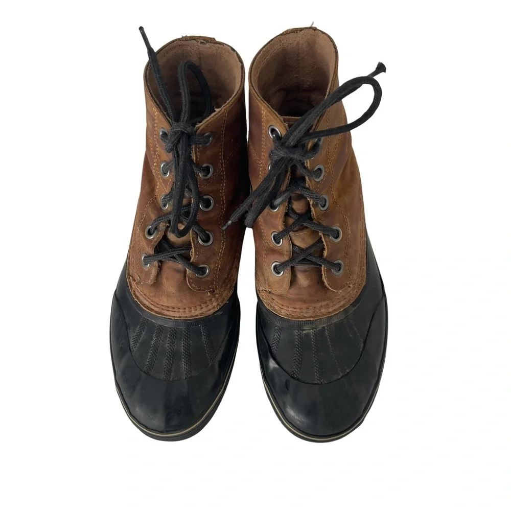 SOREL Mens Brown Leather Cheyanne Metro 1877421286 Lace Up size 10